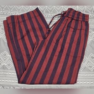 Damson Madder Womens Rafe Trousers In Striped Pattern Size 6UK (US 2) 26in Waist